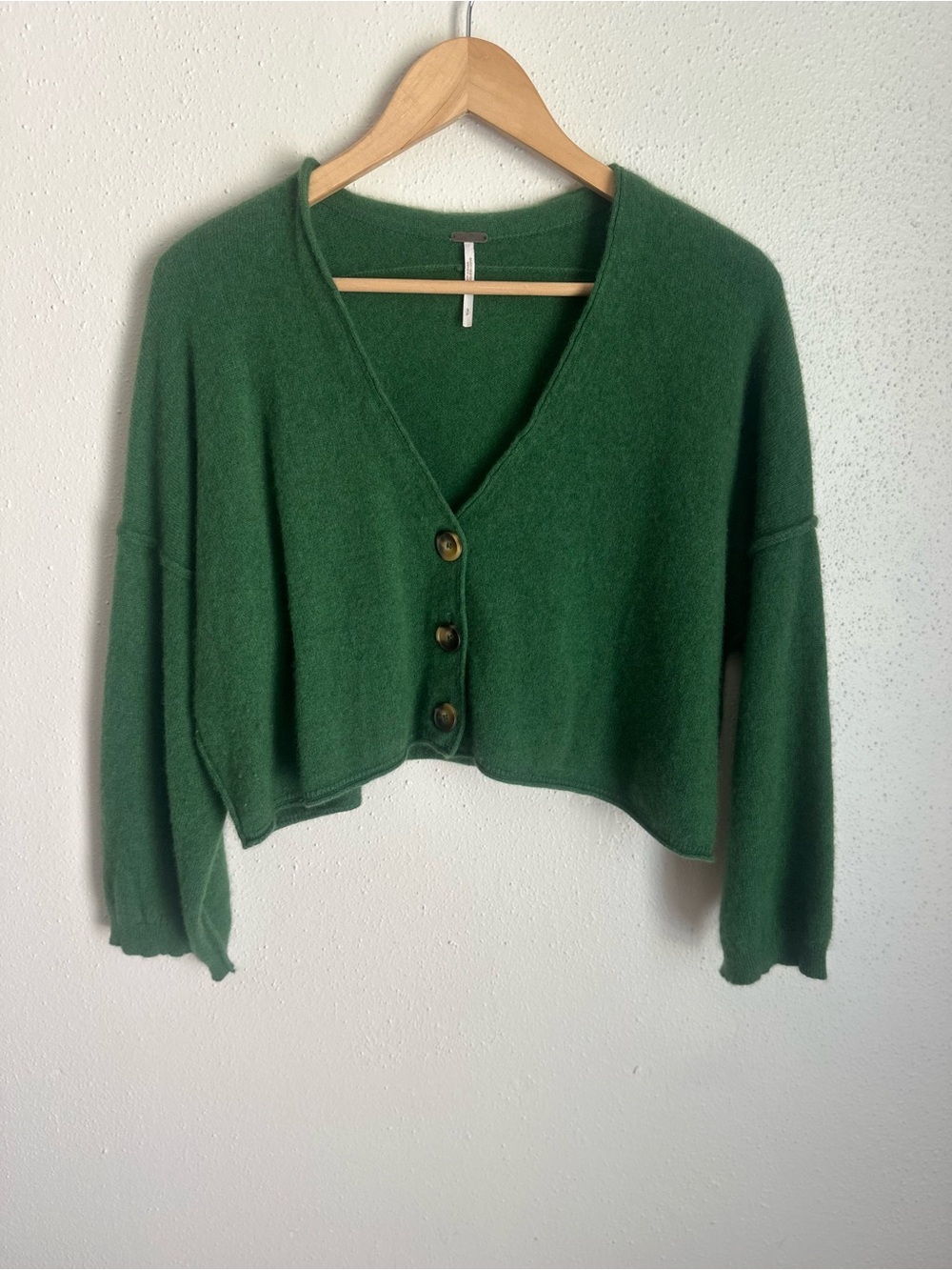 Free People Heartbeat Cashmere Cardi Sweater - Picture 2 of 9